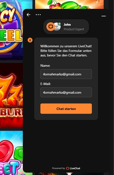 Hertzbetz Kundenbetreuung per Live-deat