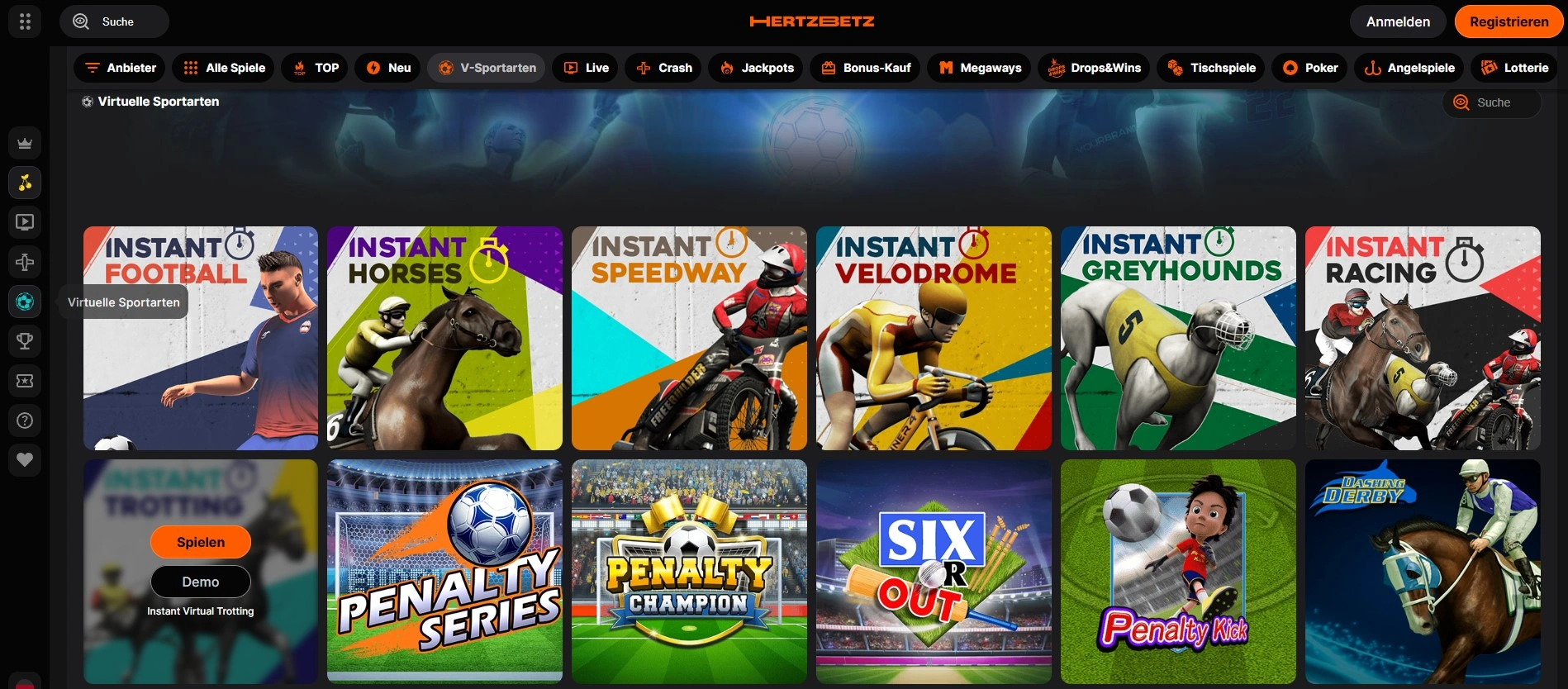 Hertzbetz Virtuelle Sportwetten